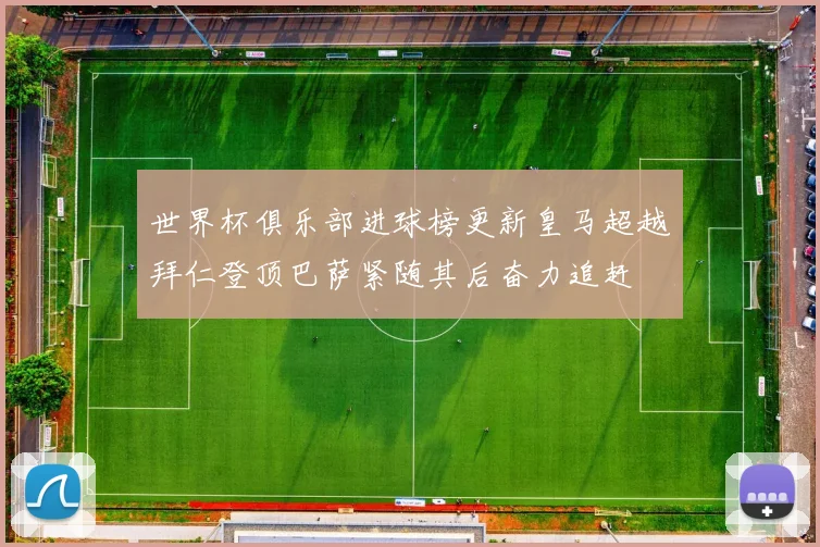 世界杯俱乐部进球榜更新皇马超越拜仁登顶巴萨紧随其后奋力追赶